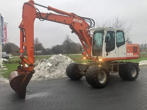 Atlas 1404 Mobiele kraan, Graafmachine