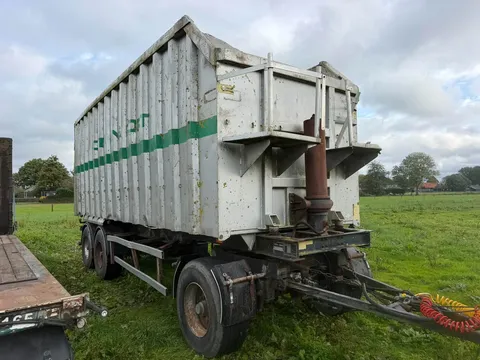 3 asser  Kipper Aanhanger 43m3